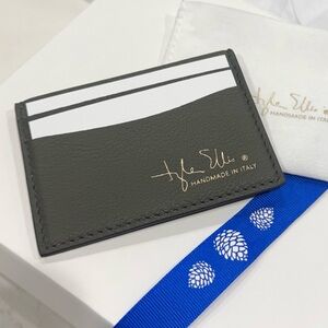 NEW Tyler Ellis Card Holder - Handmade in Italy
